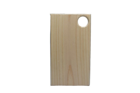 Foto de Tabla picar madera Rectangular Pequeña 25 cm alto x 15 cm ancho