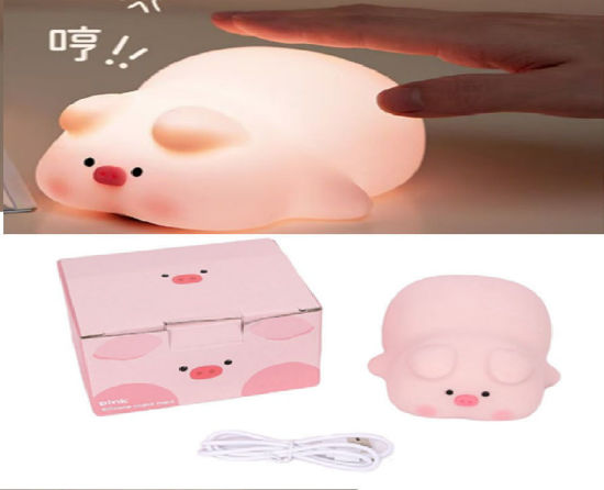 Foto de Lampara Silicon Porky YH-301 2W O8D2891 USB 12x11x6 cms (60)