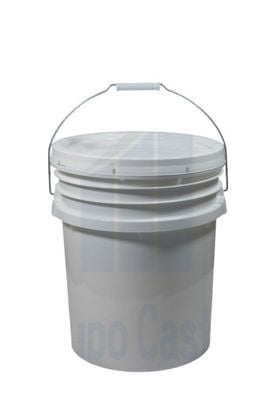 Foto de Cubeta 5 Gls (18.9 ltrs)  c/Agar Plastimax Blanca 800grs  GT1002579 37alt x 31an cms (36)