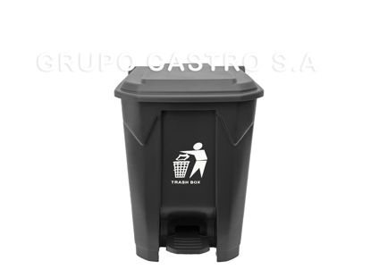 Foto de Papelera Pedal NBE2896A Negra PP
