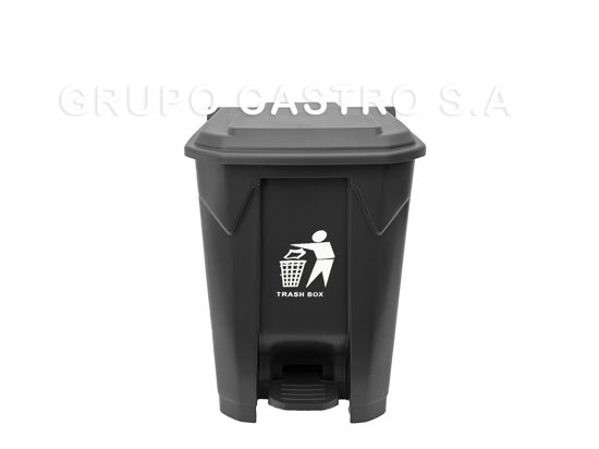 Foto de Papelera Pedal NBE2896A Negra PP