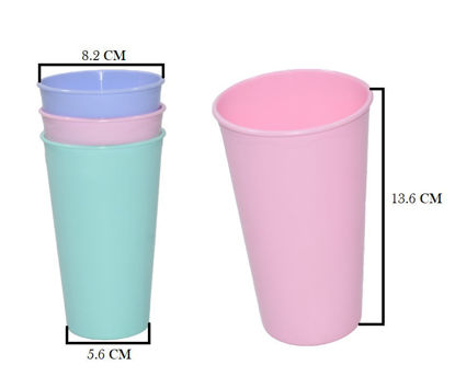Foto de Vaso Plastico 16 onz  AA11153V Megaplast 13.5x8 cms (288)
