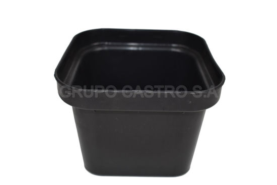 Foto de MACETA CUADRADA SALVAPLASTIC