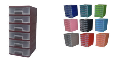 Foto de Gavetero Mesa 6 gav Neoplast 1CAJA6G 13.5anc,17.5larg29.5alt cms (15)