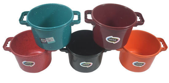 Foto de OLLITA MEGAPLAST COLORES SURTIDOS *SIN TAPA*  ( 1.5LTRS #1699 15x20.5cms
