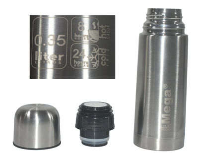 Foto de Termo p/cafe 0.35 ltrs Acero Inox MEGA MSL035 (12)