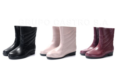 Foto de Bota Hule Mujer #36 AL 44 Colores Lisos #3588 O7B3210 20 cms (30)