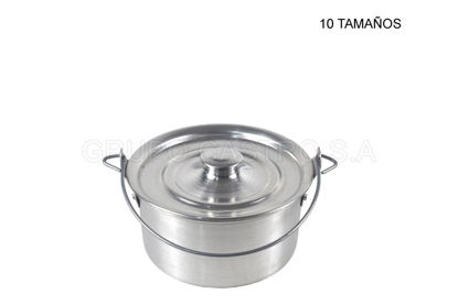 Foto de Olla aluminio manilla alambre