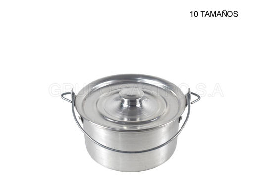 Foto de Olla aluminio manilla alambre