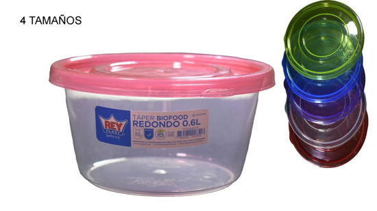Foto de Recipiente Redondo c/tapa TAPER BIOFOOD REY
