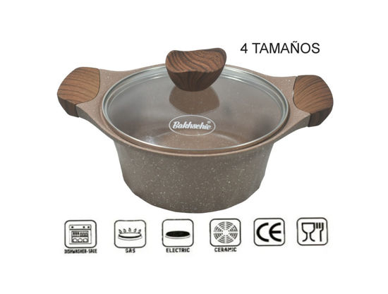 Foto de Olla Aluminio estilo granito BAKHSEHIE 20,24,28,30