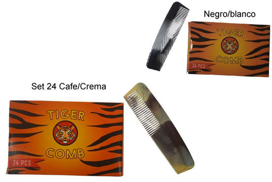 Foto de Peine Tiger Plastico Set 24Doriplast