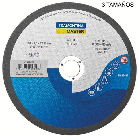 Foto de Disco Metal Corte Fino Tramontina Master