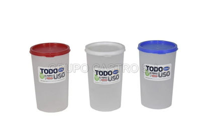 Foto de Vaso Plastico C-1 C c/tapa Blanco 12 onz 30012 Tacoplast
