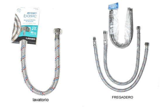 Foto de Manguera lavatorio y fregadero