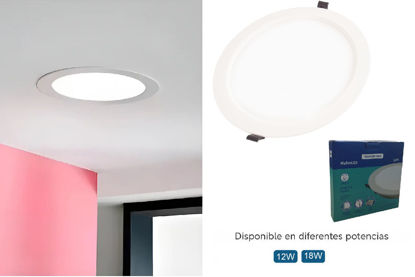 Foto de Lampara Led  circular empotrar tramontina