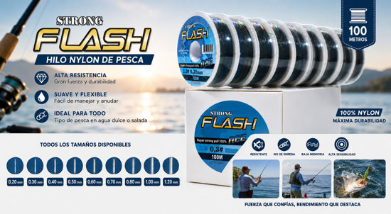 Foto de Hilo Nylon Pesca FLASH