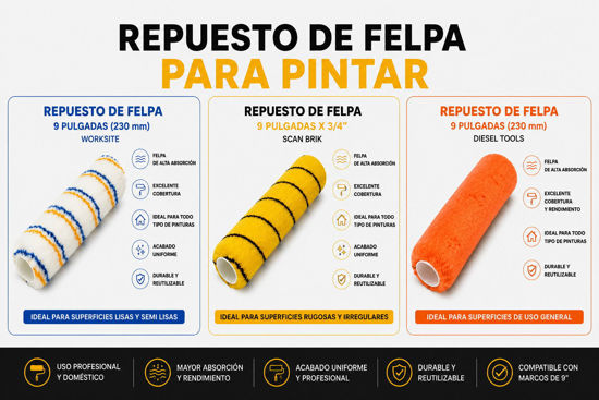Foto de REPUESTO FELPA  9"