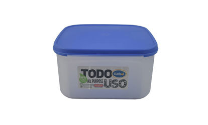 Foto de HERMETICO CUADRADO PEQ#1 (2.6LTR) 30868 ARANDANO 21X21X11 CMTACOPLAST PLASTICO