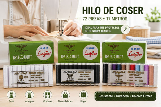 Foto de HILO COSER CAJITA 72 PCS