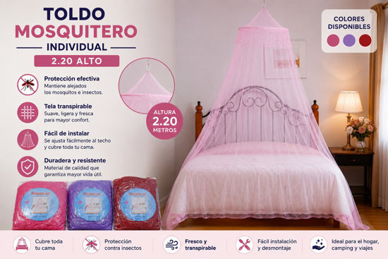 Foto de Toldo Mosquitero Individual P26321 2.20 alto mtrs Fei Xiang (200)