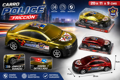 Foto de CARRO POLICE FRICCION 46-B73785 20X11X9CMS