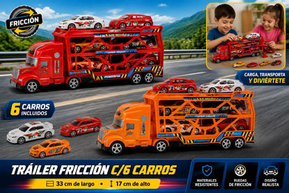 Foto de Trailer Friccion c/ 6 Carros #832-46-A76254/ 33largx17alt cms (60)