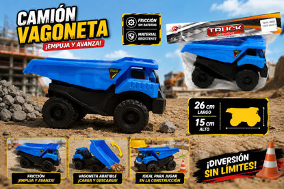 Foto de CAMION FRICCION VAGONETA #832-46-A74751 TRUCK BOLSA OMNIPOTENCE / 26largx15alt cms (72)