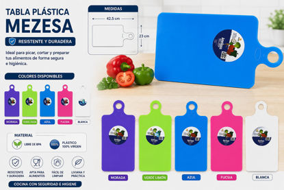 Foto de Tabla plastica mezesa