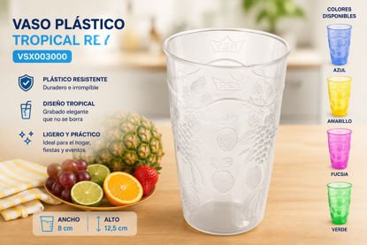 Foto de Vaso Plastico Tropical REY VSX003000 (600)