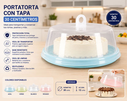 Foto de Porta Torta con Tapa GET68-09 NO:C2 30 cms (120)