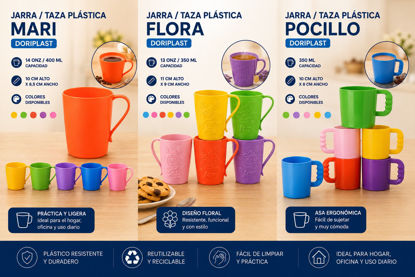 Foto de Jarra / Taza  Plastica Doriplast