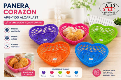 Foto de Panera Corazon APG-1100 Alcaplast 26larg,7.5altcm cms (100)
