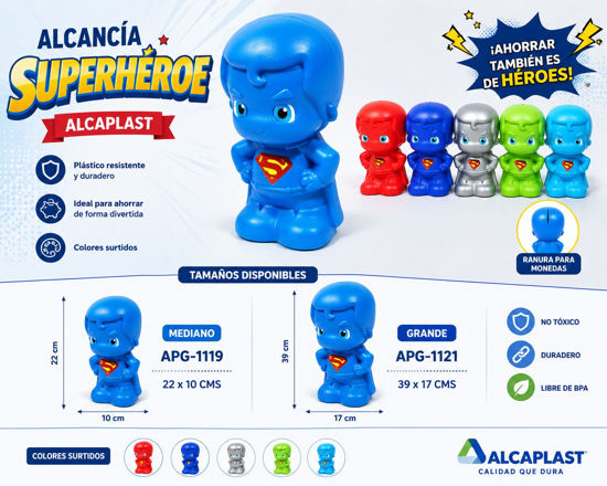 Foto de Alcancia Super Man Alcaplast